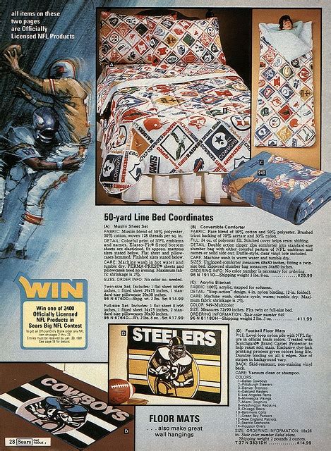 An Advertisement For The Bedding Line From Searss Catalog With Images