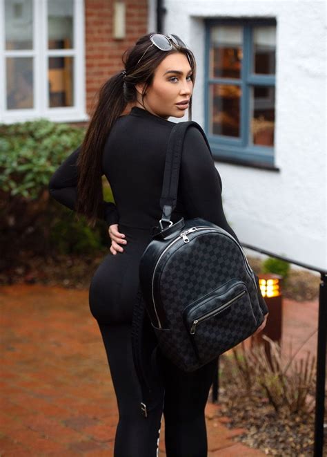 Lauren Goodger Is Seen Leaving Her Home In A Black Jumpsuit Photos