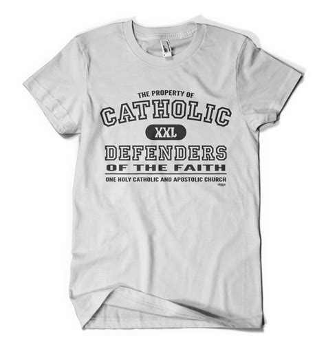 Defenders Of The Faith Catholic T Shirt My Catholic Tshirt