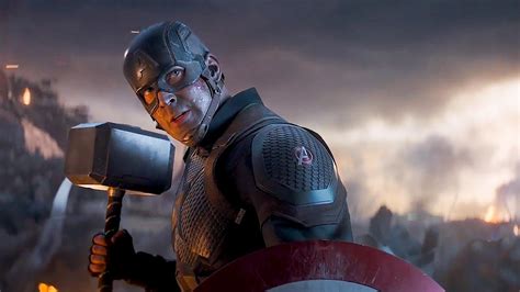 Captain America Lifts Mjolnir Scene In Hindi Avengers Endgame Youtube