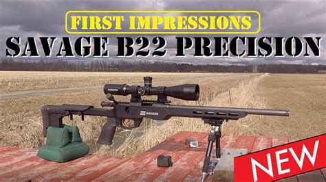 Savage B22 Precision 22lr Review First Impressions Youtube