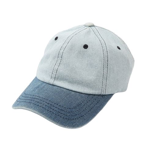Withmoons Classic Polo Style Baseball Cap Denim Cotton Dad Hat Tg11193