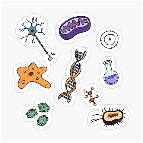 Cool Stickers Free Stickers Printable Stickers Cute Biology Stickers
