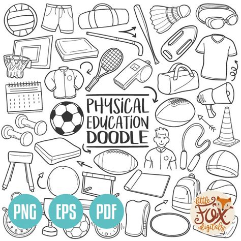 Physical Education Vector At Collection Of Physical
