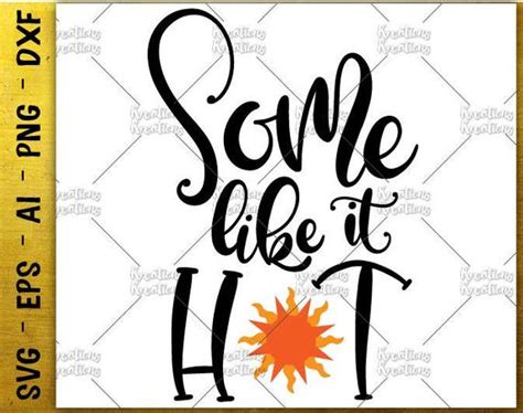 Download Some Like it Hot Svg Hand drawn Hand lettered summer sun svg