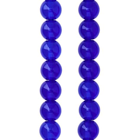 Blue Glass Round Beads 10mm By Bead Landing Michaels