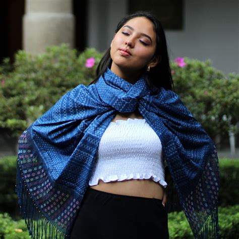 Rebozo Artesano Mail Napmexico Com Mx