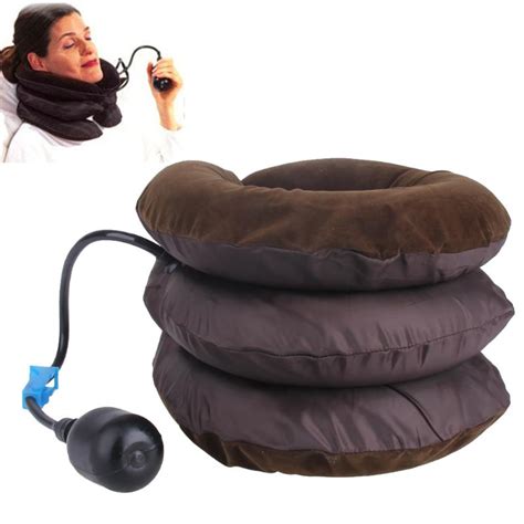 Massage Inflatable Neck Pillow Inflatable U Shaped Travel Pillow Car