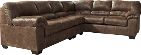 Shop Our Bladen Coffee Faux Leather 2 Piece Sectional By Signature