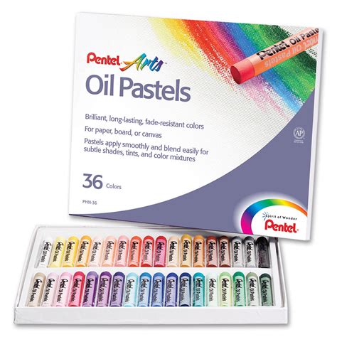 Pentel Arts Oil Pastels 36 Per Box 6 Boxes