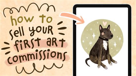 Get Started Selling Your First Art Commissions Youtube