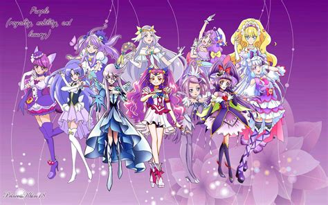 Purple Cures Pretty Cure Fan Art 44683596 Fanpop