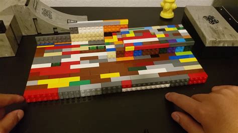 Custom Lego Fingerboard Park Moc And Showing My Tech Deck Obstacles