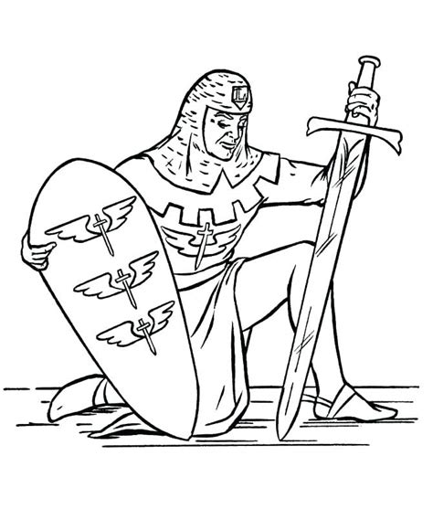 Medieval Shield Coloring Pages at GetDrawings | Free download