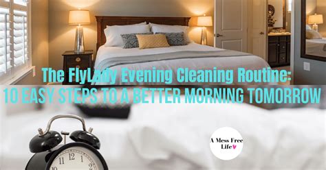 The Flylady Evening Cleaning Routine 10 Easy Steps To A Better Morning