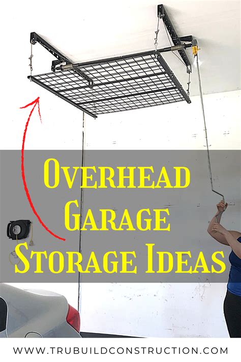 Overhead Garage Storage Ideas That Will Make Organization Easy