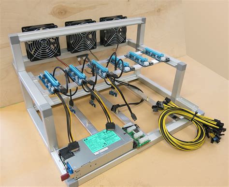With the majority of the hardware assembly completed in part 2, part 3 will focus on software. 6 GPU Open Air Mining Rig frame Case with Risers Fans ...