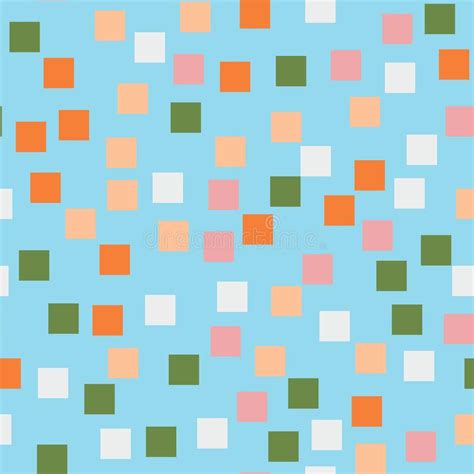 Abstract Squares Pattern Stock Vector Illustration Of Colorful