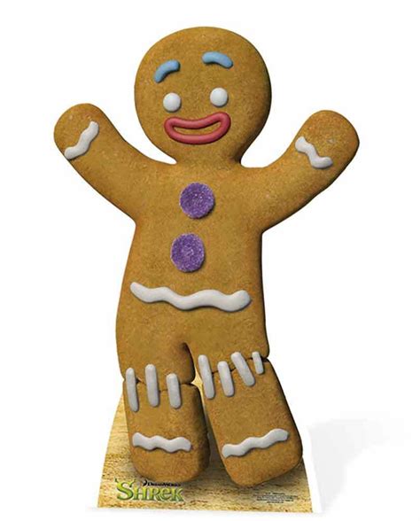 Gingy The Gingerbread Man From Shrek Cardboard Cutout Standee