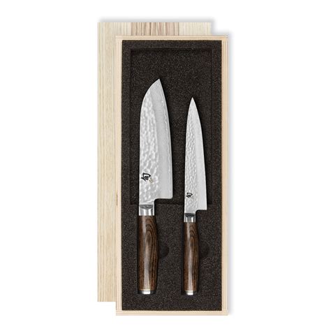 Kai Shun Premier Santoku And Utility Knife Set Borough Kitchen