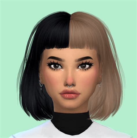 My Go At An E Girl Sim Shes So Pretty Sims4