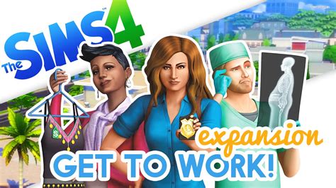 The Sims 4 Get To Work 009 Expansion Tapety Na Pulpit