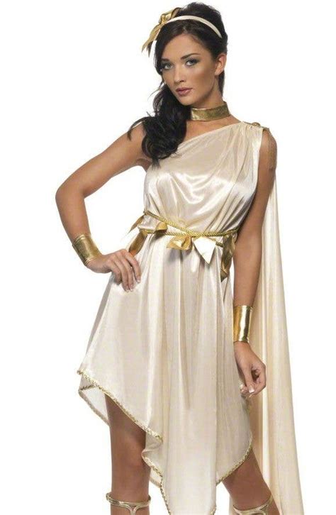 Womens Golden Goddess Costume Sexy Roman Goddess Costumes