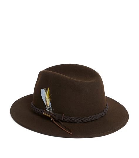Stetson Brown Newark Traveller Hat Harrods Uk