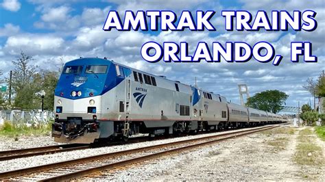 Amtrak Trains Around Orlando Fl Youtube