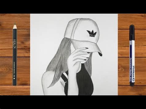 Let your creativty flow in these drawing games! How to Draw a Famous Girl Drawing | How to Draw a Girl With Cap Step by Step By The Crazy ...