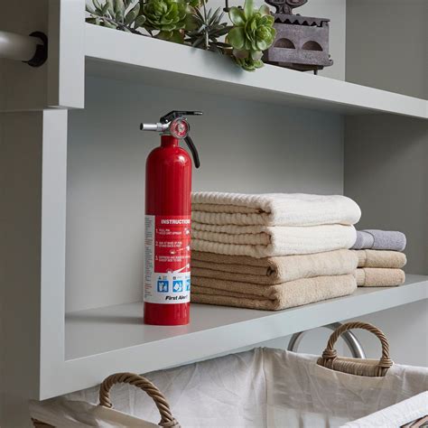 Equipping your home with the right fire extinguishers is essential to the safety of your family and property. NEW Fire Extinguisher First Alert Rechargeable 1 A:10 B:C ...