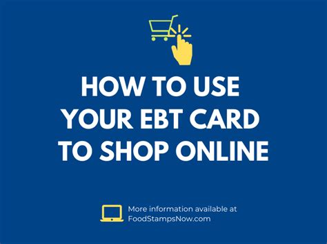 The ebt card looks like a debit card. Use EBT Online - Food Stamps Now