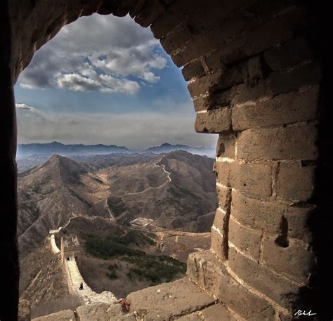 Framed Wall Explore The Great Wall In Simatai China When Flickr