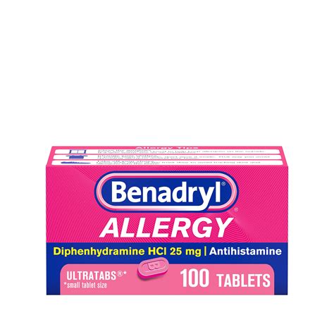 Buy Benadryl Ultra Tabs Antihistamine Allergy Relief With