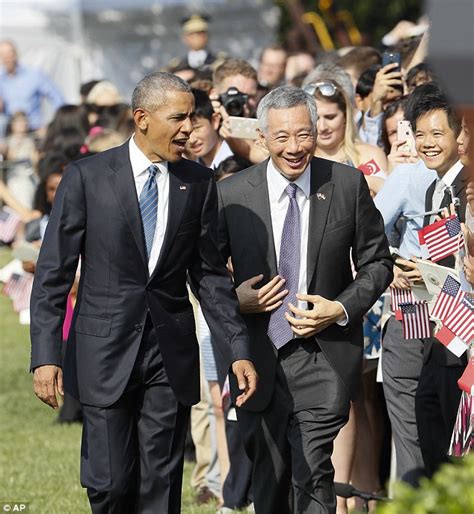 Xiqui, yipeng, hongyi, and haoyi. Obamas welcome the Prime Minister of Singapore to the ...