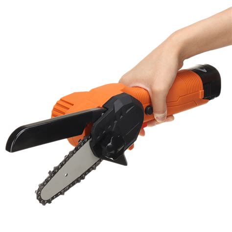 18v 500w One Handed Electric Chainsaw 4 Inch Mini Woodworking