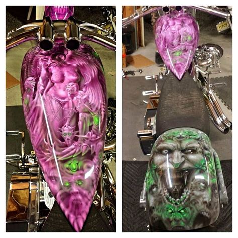 Totally Rad Choppers Gas Tank Paint Motorcycle Tank Paint Job