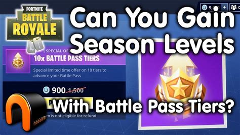 Fortnite Can You Level Up Your Season Levels With Battle Pass Tiers Youtube