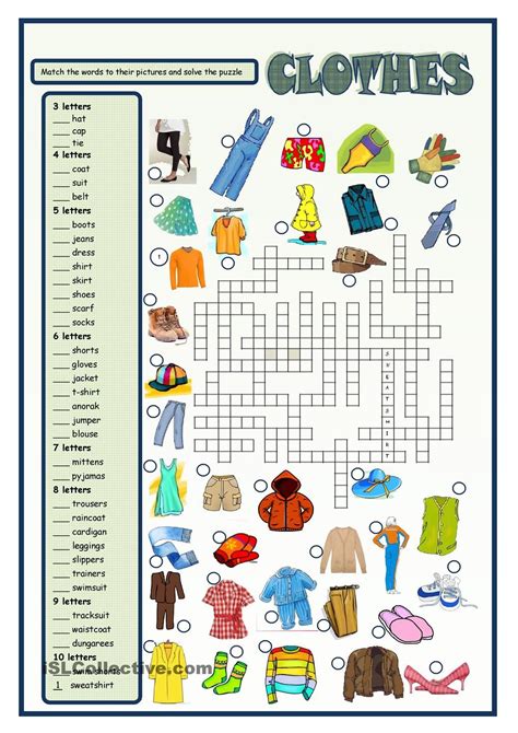 My Clothes Worksheet For Kindergarten Worksheets