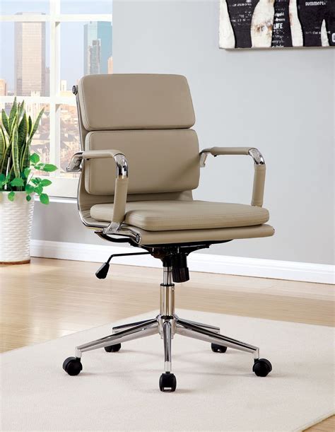 Height adjustable chair and desk. Mercedes Mocha Small Office Chair | Swivel office chair ...