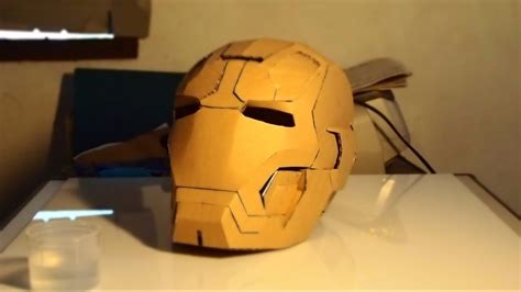 So here's a quick easy way of making iron man gloves that slip on and off comfortably and are very download the foam templates here: #30: Iron Man Mark 42 Helmet DIY 4/8 - Gluing supports ...