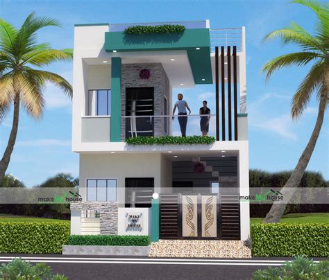 Buy 20x50 House Plan 20 By 50 Elevation Design Plot Area Naksha