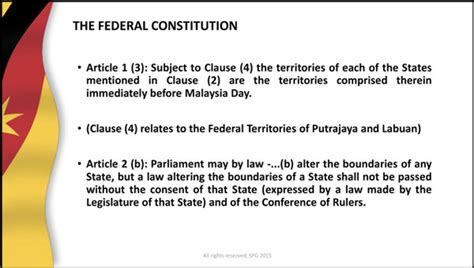 Malaysia, the states of the federation, the states of malaya, or west malaysia, howsoever used, whether or not used in conjunction with or as part of another expression, shall be construed to include a reference to the federal territory, unless there is express. Why the petroleum development Act 1974 is in breach of the ...