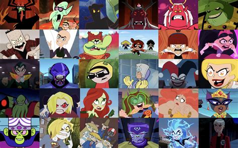Dc Classic Cartoon Network Villains Characters By Seanscreations1 On