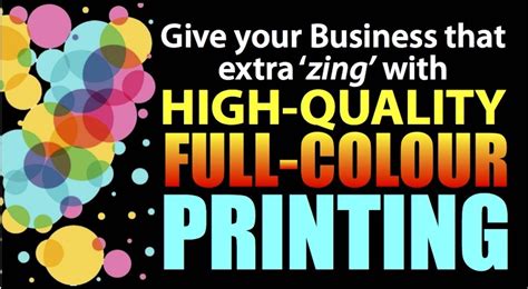 Full Colour Printing Rapid Print Same Day Printing