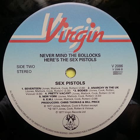 Sex Pistols Never Mind The Bollocks Heres The Sex Pistols Used Vinyl High Fidelity Vinyl