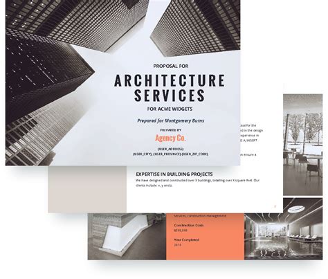Architecture Proposal Template Free Sample Proposify