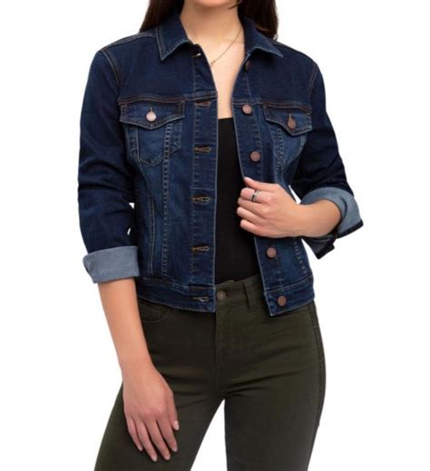 Korean Denim Jacket For Women Longleeves Jackets Stretchable S Xxl Lazada Ph