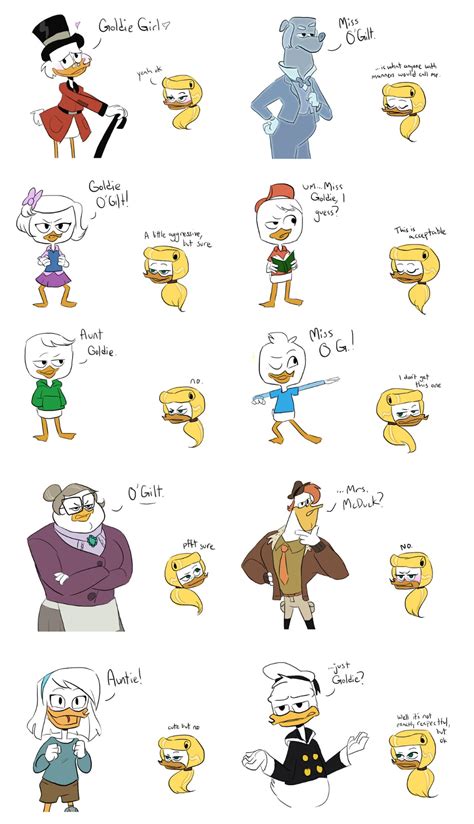 Ducktales Names For Goldie By Neopuff On Deviantart Disney
