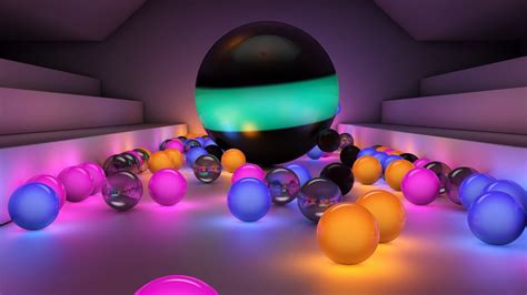 Online Crop Assorted Color Of Led Lights Artwork Ball Sphere